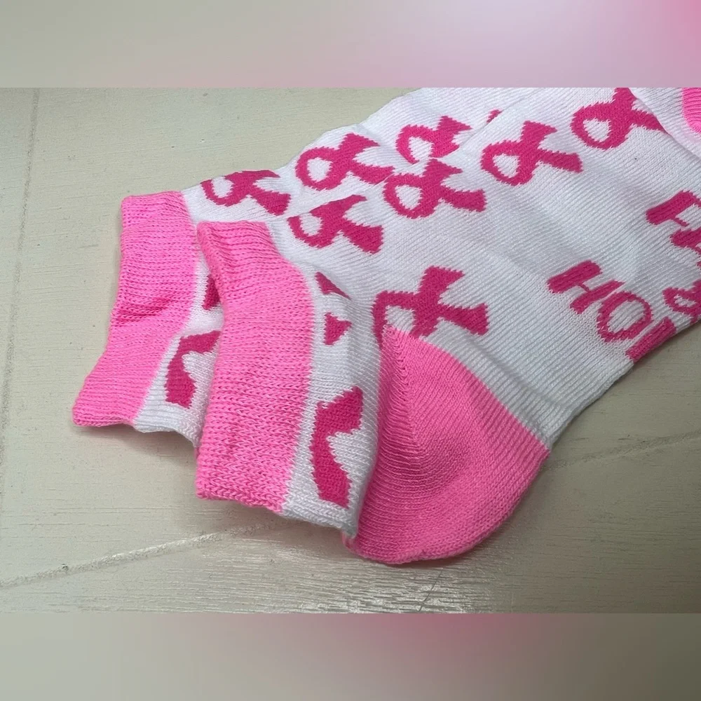 Brand New- Breast Cancer Awareness Socks